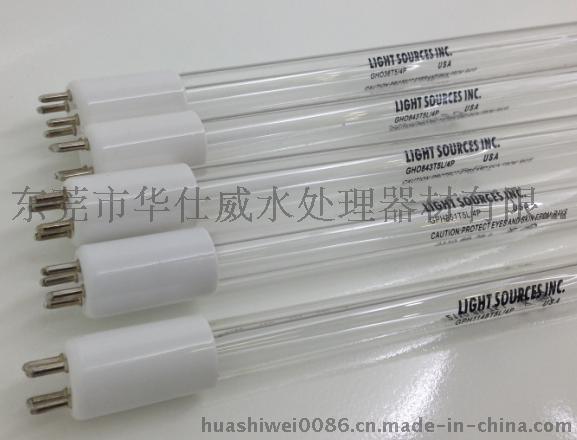 美国lightsources紫外杀菌灯管GPHHA1554T6L/4P 320W杀菌灯管